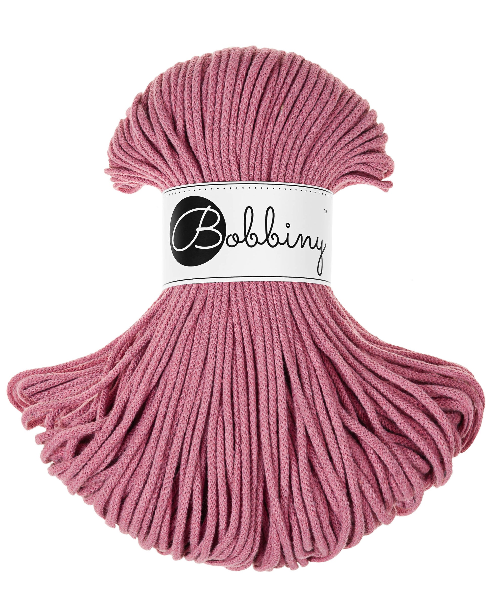 Corde tressée en coton 3mm coloris Blossom– Les Fées Crochett’