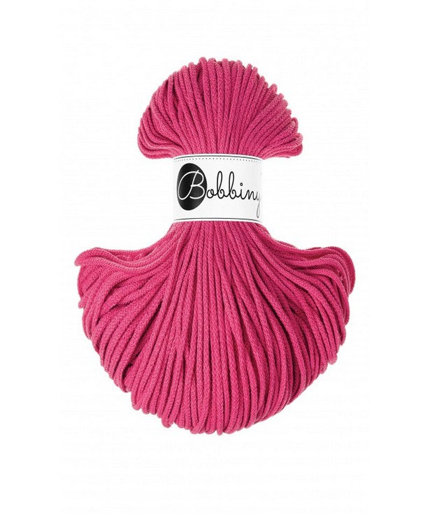 💖 Corde tressée en coton – Coloris Dopamine Pink