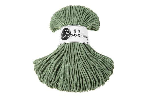 Corde tressée en coton 3 mm coloris Eucalyptus Green – Les Fées Crochett’