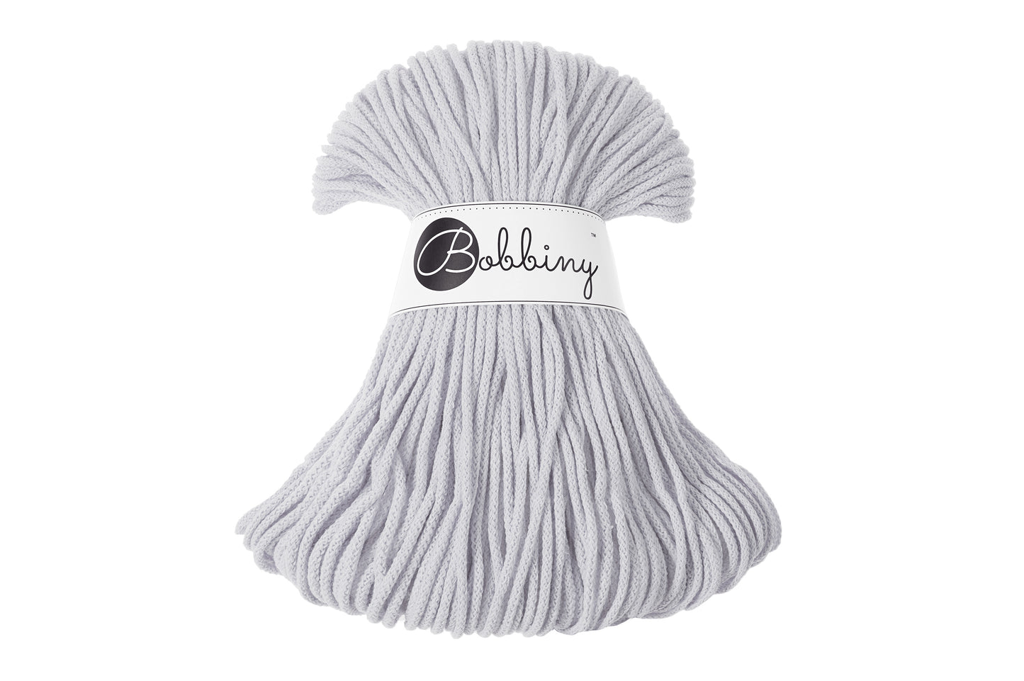 Corde tressée en coton 3 mm coloris Light Grey – Les Fées Crochett’