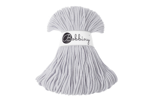 Corde tressée en coton 3 mm coloris Light Grey – Les Fées Crochett’