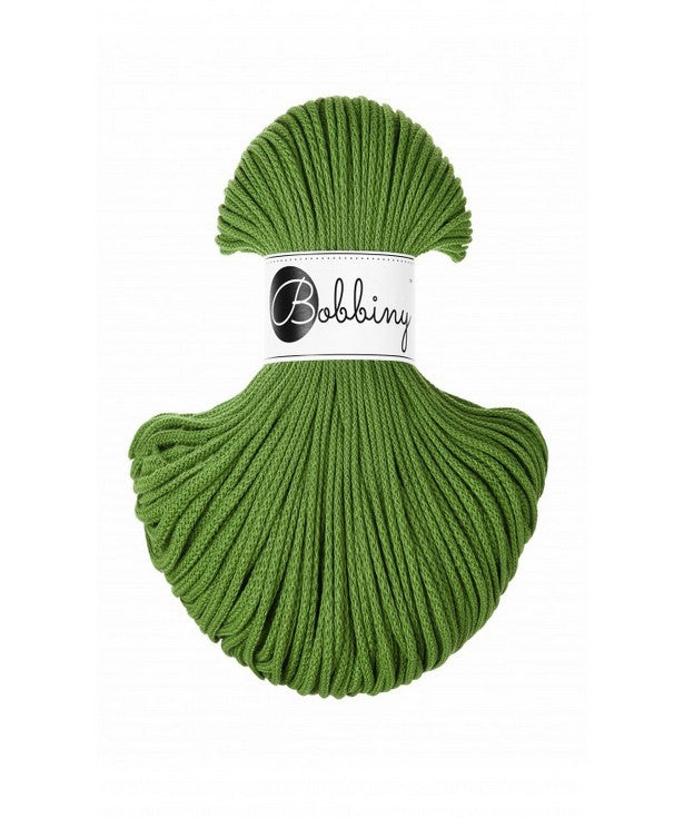 🌿 Corde tressée en coton – Moss Green