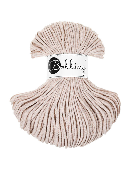 Corde tressée en coton 3mm coloris Nude – Les Fées Crochett’