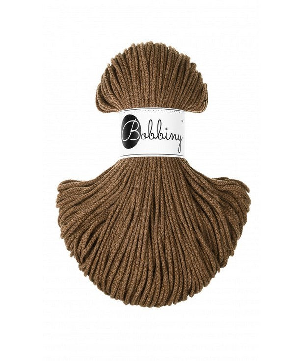🌰 Corde tressée en coton – Nut Brown