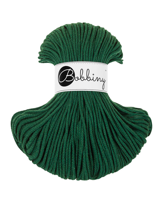 Corde tressée en coton 3mm coloris Pine Green – Les Fées Crochett’