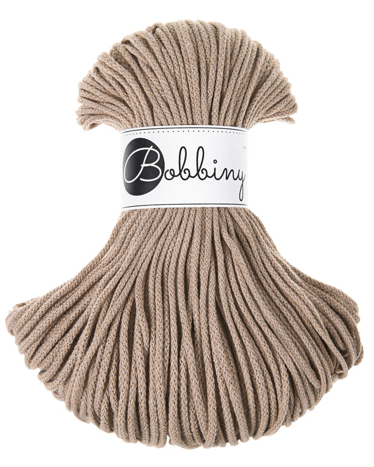 Corde tressée en coton 3mm coloris Sand – Les Fées Crochett’