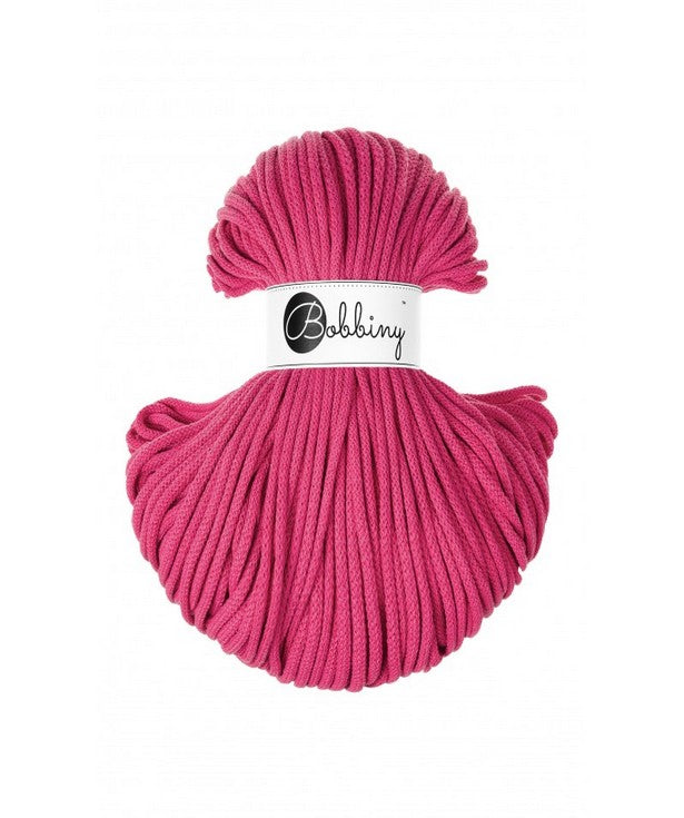 💖 Corde tressée en coton – Coloris Dopamine Pink