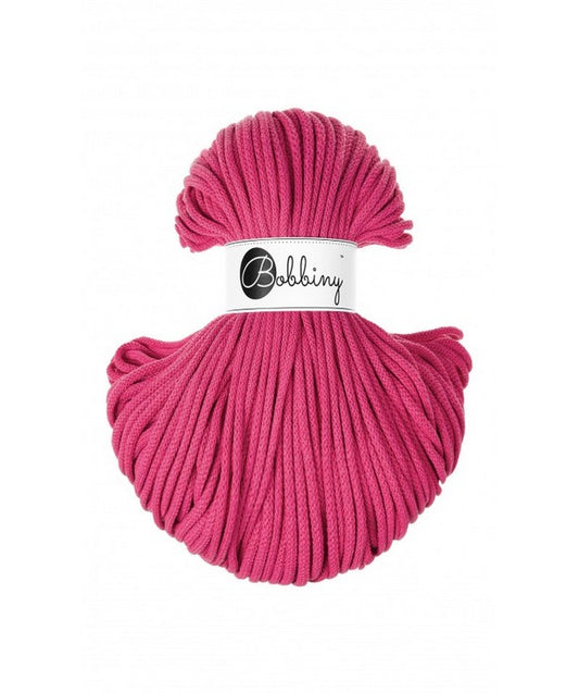 💖 Corde tressée en coton – Coloris Dopamine Pink