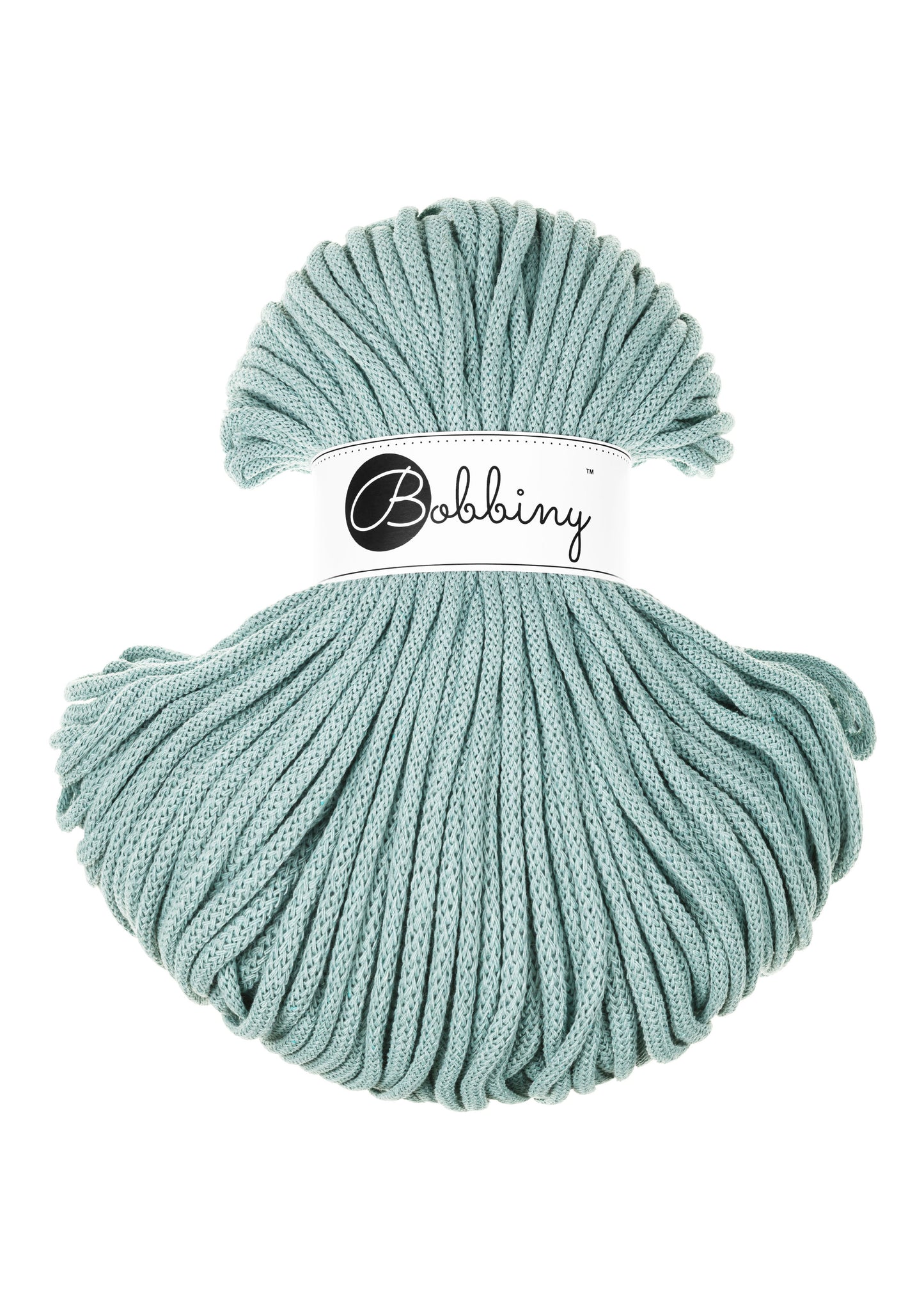 Corde tressée en coton 5mm coloris Duck Egg Blue – Les Fées Crochett’