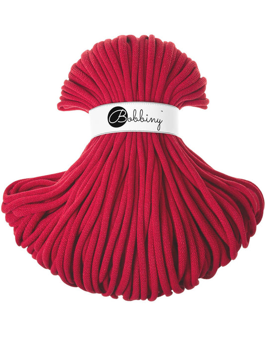 Corde tressée en coton 9mm coloris Red – Les Fées Crochett’