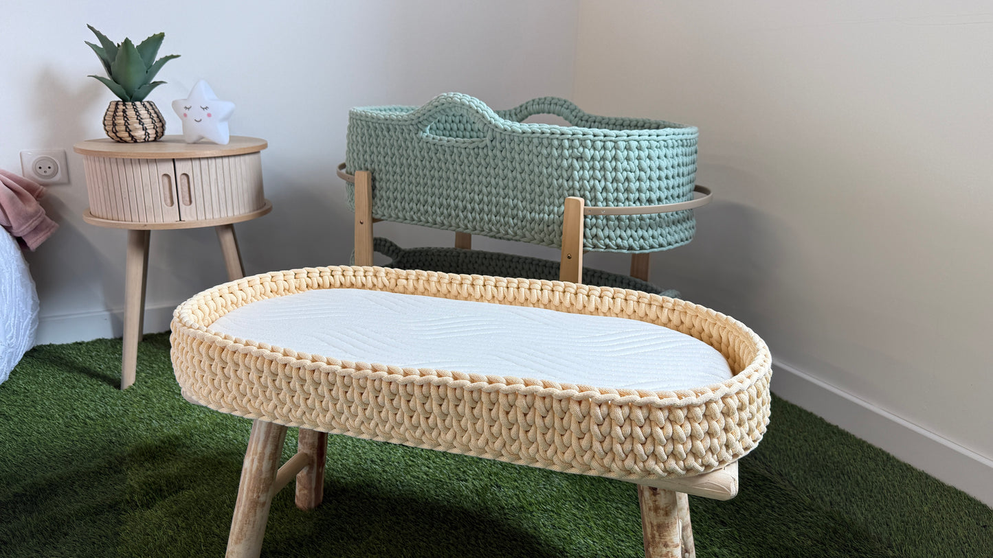 kit DIY Panier à langer bébé au crochet