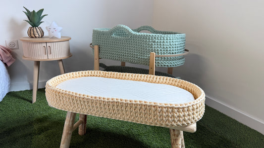 kit DIY Panier à langer bébé au crochet