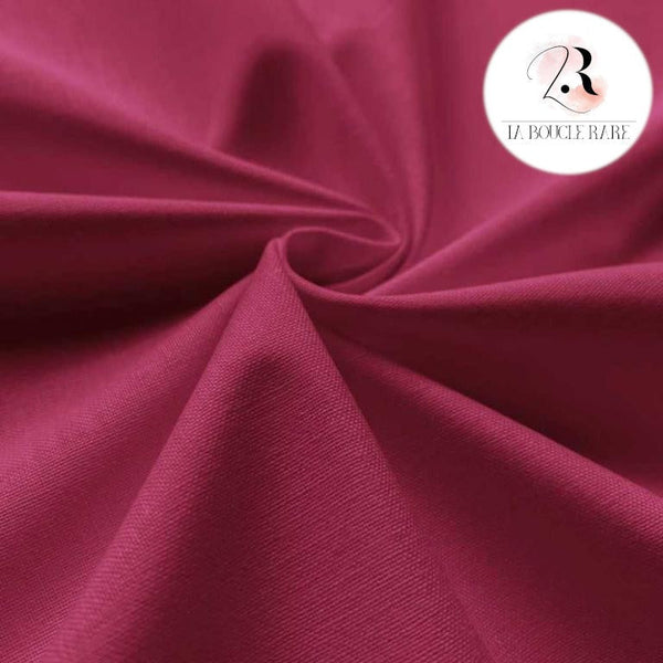 Toile de Coton Framboise