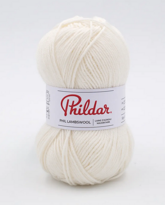 Phil Lambswool Blanc
