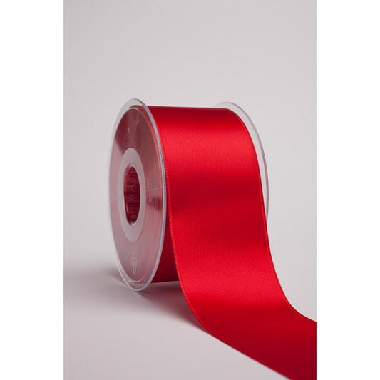 Ruban SATIN LUXE 70MM Rouge